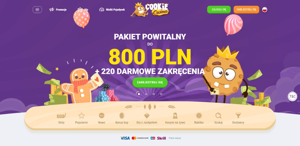 Cookie main page